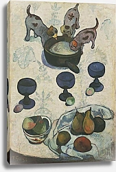 Постер Гоген Поль (Paul Gauguin) Still Life with Three Puppies