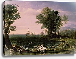 Постер Лоррен Клод (Claude Lorrain) The Rape of Europa, 1655