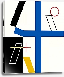 Постер Тайес Мириам Four spaces with a broken cross