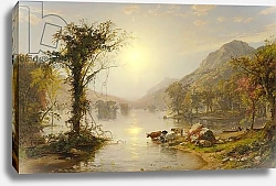 Постер Кропси Джаспер Autumn on Greenwood Lake, 1861