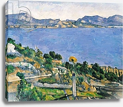 Постер Сезанн Поль (Paul Cezanne) L'Estaque, View of the Bay of Marseilles, c.1878-79