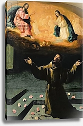 Постер Зурбаран Франсиско St. Francis of Assisi, or The Miracle of the Roses, 1630