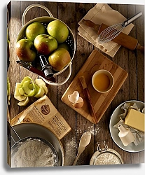 Постер Печем яблочный пирог