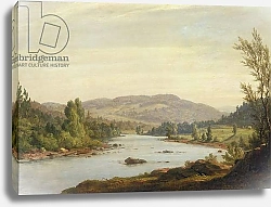 Постер Гиффорд Сэнфорд Landscape with River, 1849