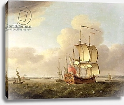 Постер Меллиш Томас Shipping in the Thames Estuary, c.1761-66