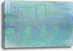 Постер Моне Клод (Claude Monet) Waterloo Bridge at Dusk, 1904