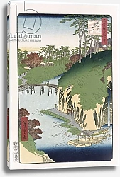 Постер Утагава Хирошиге (яп) River of Waterfalls, Oji', from the series 'One Hundred Views of Famous Places in Edo'