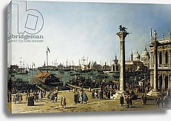 Постер Каналетто (Giovanni Antonio Canal) The Bacino di S. Marco, Venice, from the Piazzetta,