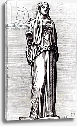 Постер Перье Франсуа (грав) Vestal Virgin, c.1653 2