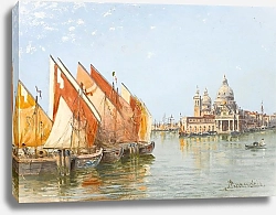 Постер Брандис Антуанетта Fishing boats, Venice