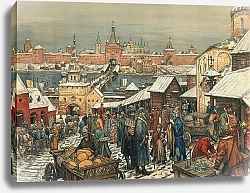 Постер Васнецов Аполлинарий Новгородский торг