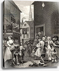 Постер Хогарт Уильям Times of the Day: Noon, from 'The Works of William Hogarth', published 1833