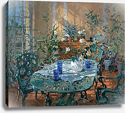 Постер Райдер Сьюзен (совр) Conservatory with Blue Glass