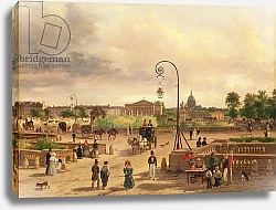 Постер Канелла Джузеппе La Place de la Concorde in 1829 1