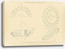 Постер Oblique Projection of a Bevel Pinion 1