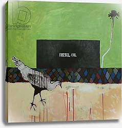 Постер Леннон Анастасия (совр) Diesel oil, 2014,