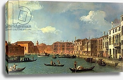 Постер Каналетто (Giovanni Antonio Canal) View of the Canal of Santa Chiara, Venice