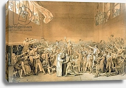 Постер Давид Жак Луи The Tennis Court Oath, 20th June 1789, 1791