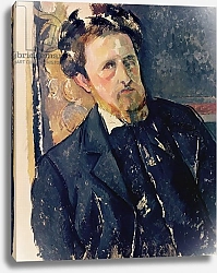 Постер Сезанн Поль (Paul Cezanne) Portrait of Joachim Gasquet 1896-97
