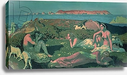 Постер Дени Морис A Seascape in Green Tones, 1909