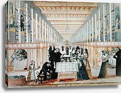 Постер Босс Абрахам The Infirmary of the Sisters of Charity during a visit of Anne of Austria c.1640