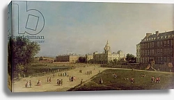 Постер Каналетто (Giovanni Antonio Canal) A view of the Horse Guards from St. James's Park