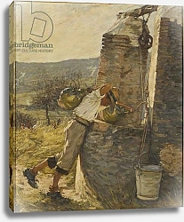 Постер Танге Ла Генри Boy Filling Water Jars at Well