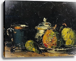Постер Сезанн Поль (Paul Cezanne) Still Life, c.1865