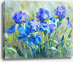 Постер Light-lilac song of irises