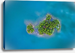 Постер Остров в океане
