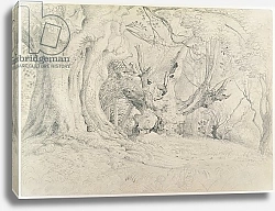 Постер Палмер Самуэль Ancient Trees, Lullingstone Park, 1828