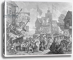 Постер Хогарт Уильям Southwark Fair, 1733