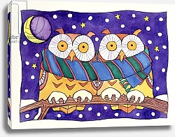 Постер Бакстер Кэти (совр) Owls by Night