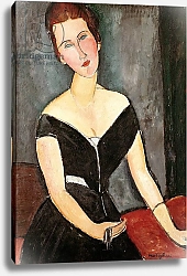 Постер Модильяни Амедео (Amedeo Modigliani) Madame G. van Muyden, 1917