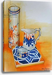 Постер Фивси Джоан (совр) Chinese Bowl and Tile,1999,