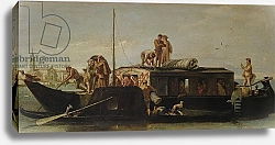 Постер Тиеполо Доменико Джованни Venetian Post Barge, 1760/70