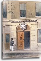 Постер Шепард Томас (акв) The Entrance to Tallow Chandler's Hall, 19th