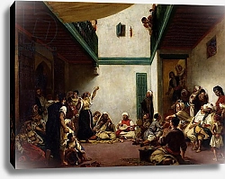 Постер Делакруа Эжен (Eugene Delacroix) A Jewish wedding in Morocco, 1841