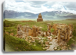 Постер Церковь Святого Григория в разрушенном средневековом армянском городе Ани