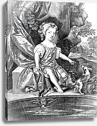 Постер Лелу Питер Her Grace The Duchess of Somerset, published by Alex Browne, c.1680s