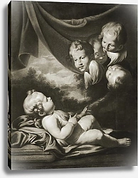 Постер Боровиковский Владимир Мальчик с ангелами