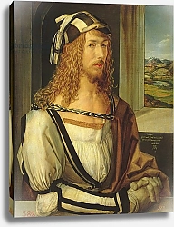 Постер Дюрер Альбрехт Self Portrait with Gloves, 1498