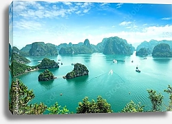 Постер Залив Халонг во Вьетнаме