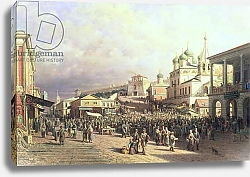 Постер Верещагин Петр Market in Nishny, Novgorod, 1872