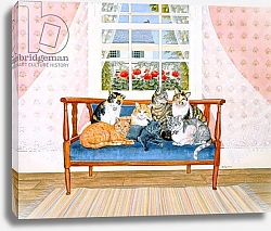 Постер Дитц (совр) Biedermeier-Cats