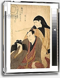 Постер Тоёкуни Утагава The actors Ichikawa Ebizo and Arashi Hinasuke II, 1800