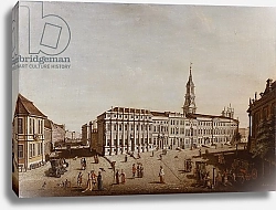 Постер Мейер Йоханн View of Castle Street and the Fiaker Square, Potsdam, 1773
