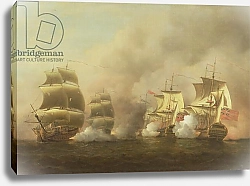 Постер Скотт Самуэль Action Off the Cape of Good Hope, March 9th, 1757 2