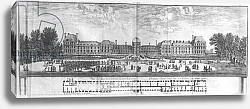 Постер Сильвестр Израель View of the Palais des Tuileries from the gardens