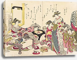 Постер Кеден Санто Shin bijin awase jihitsu kagami, Pl.7